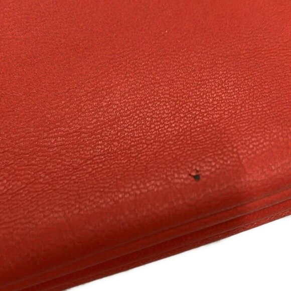 Auth CELINE Trio - Red Leather Shoulder Bag - Picture 11 of 13